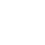 White outline of a hand holding a coin with a dollar sign, with two sparkles in the background, on a light background.